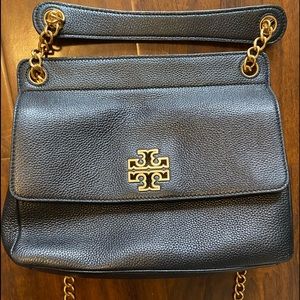 Black leather Tory Burch Bag